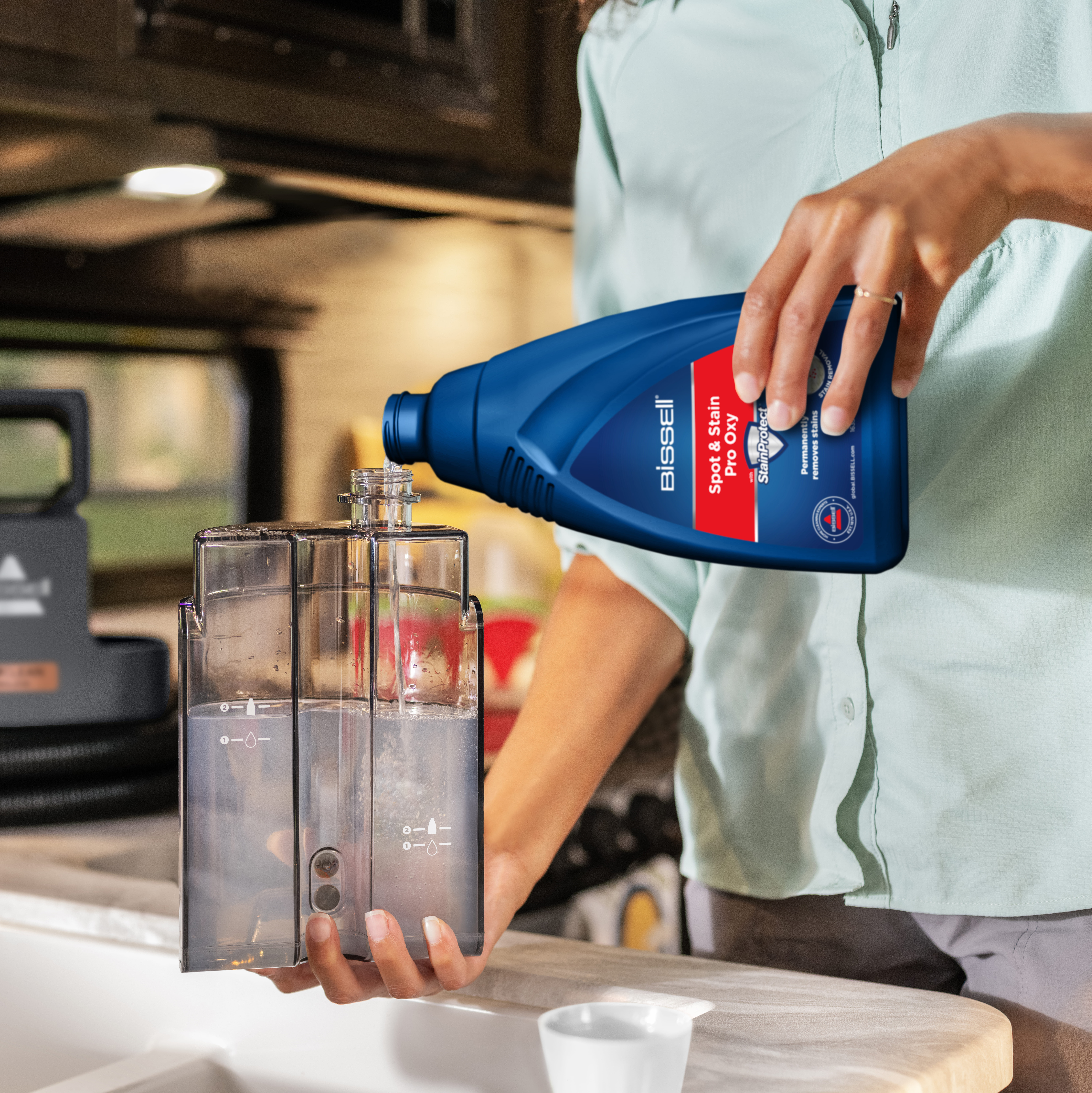 Potente solución de limpieza